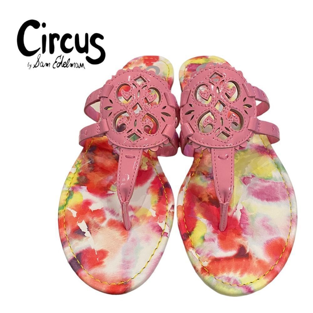 NEW in Box Circus Sam Edelman Clara Flamingo Pink Slide Sandals 6 - Picture 2 of 6